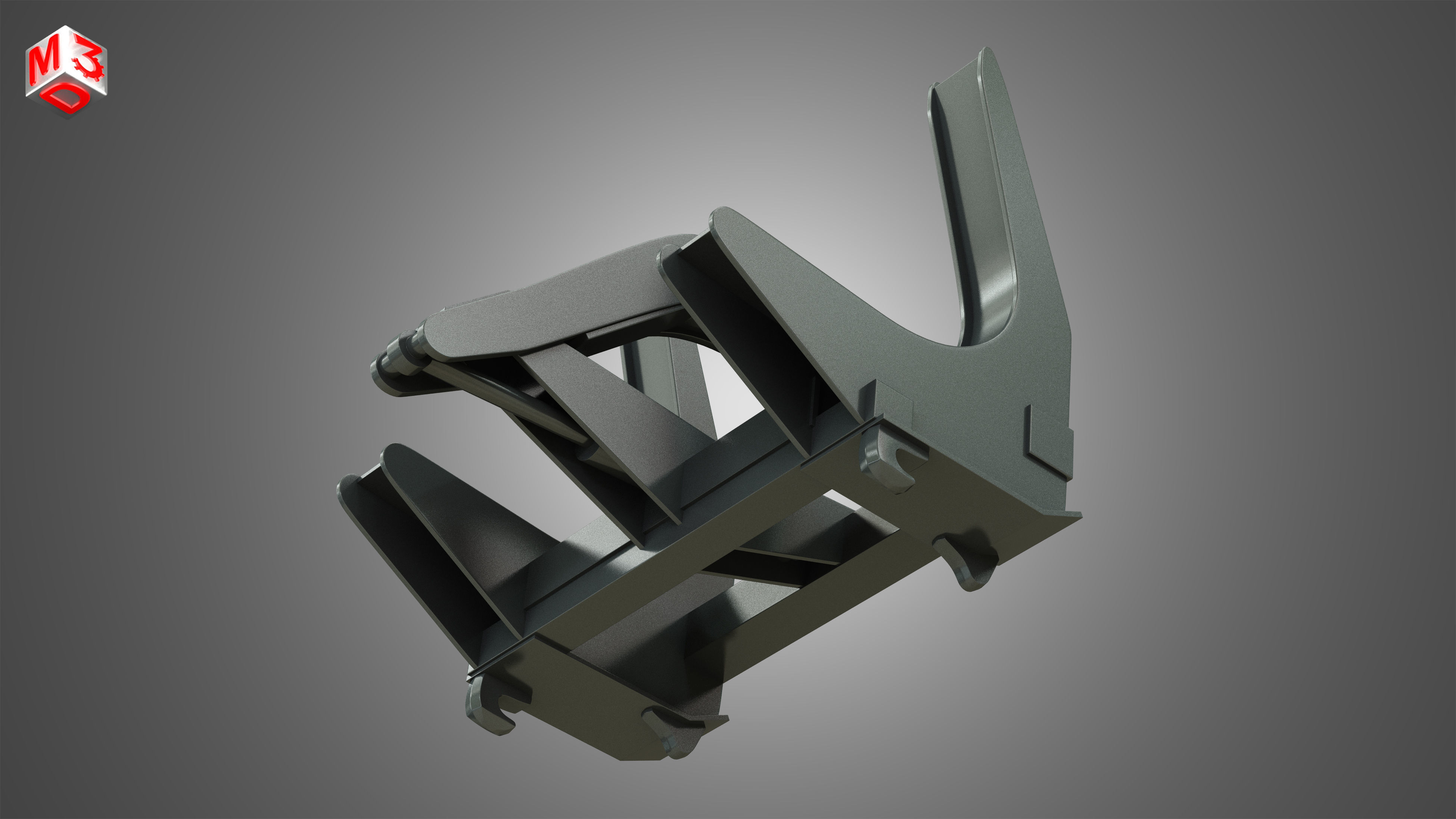 Log Fork - Stoll - Front Loader 3D model_8