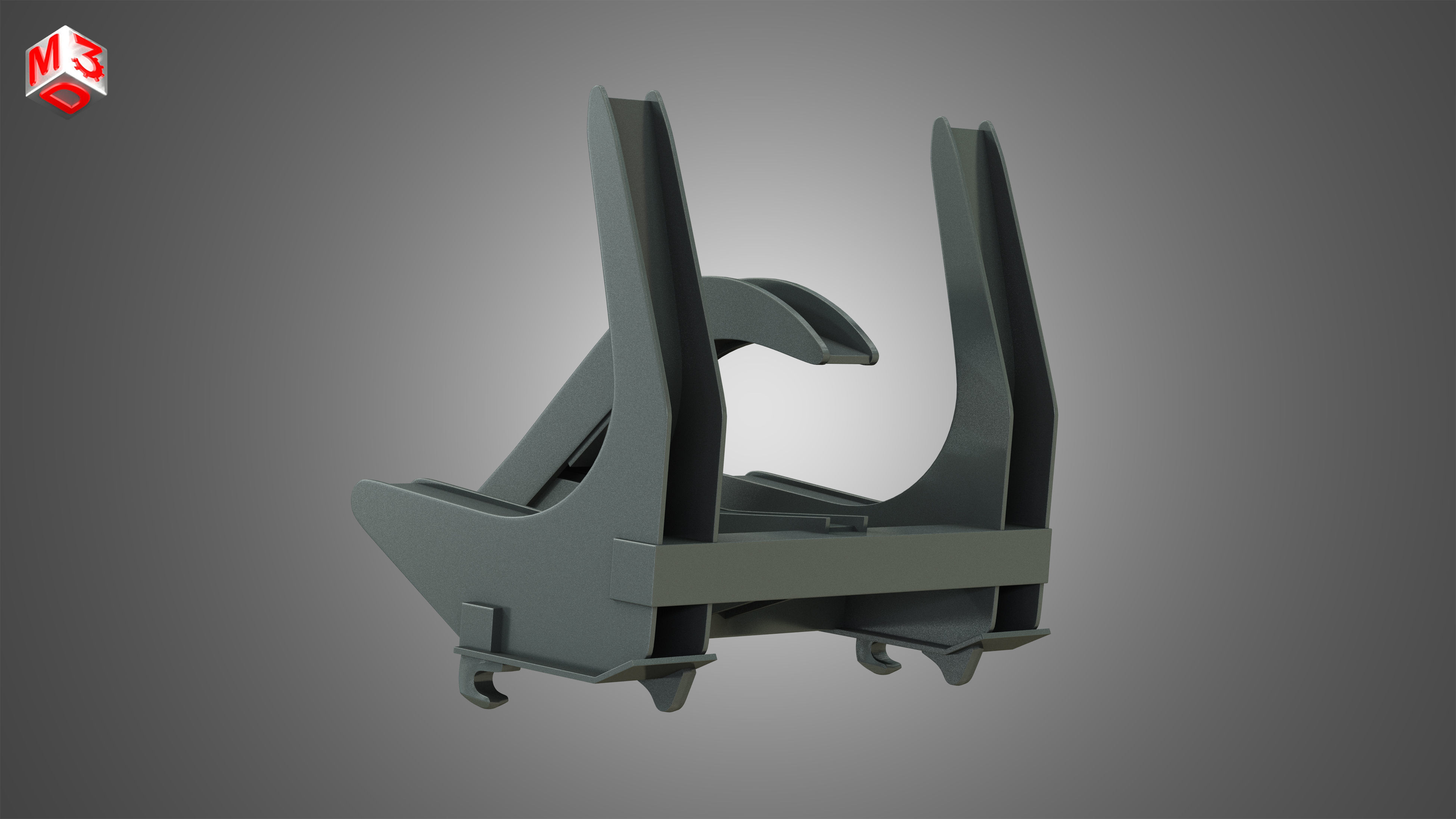 Log Fork - Stoll - Front Loader 3D model_5