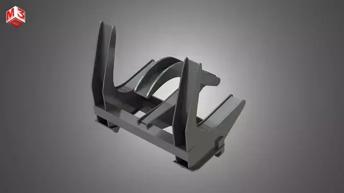 Log Fork - Stoll - Front Loader 3D model