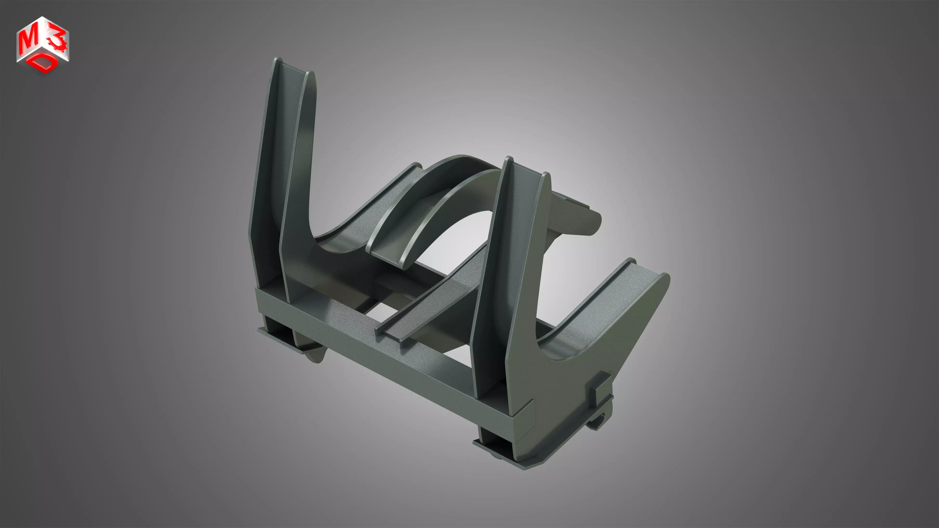 Log Fork - Stoll - Front Loader 3D model_0