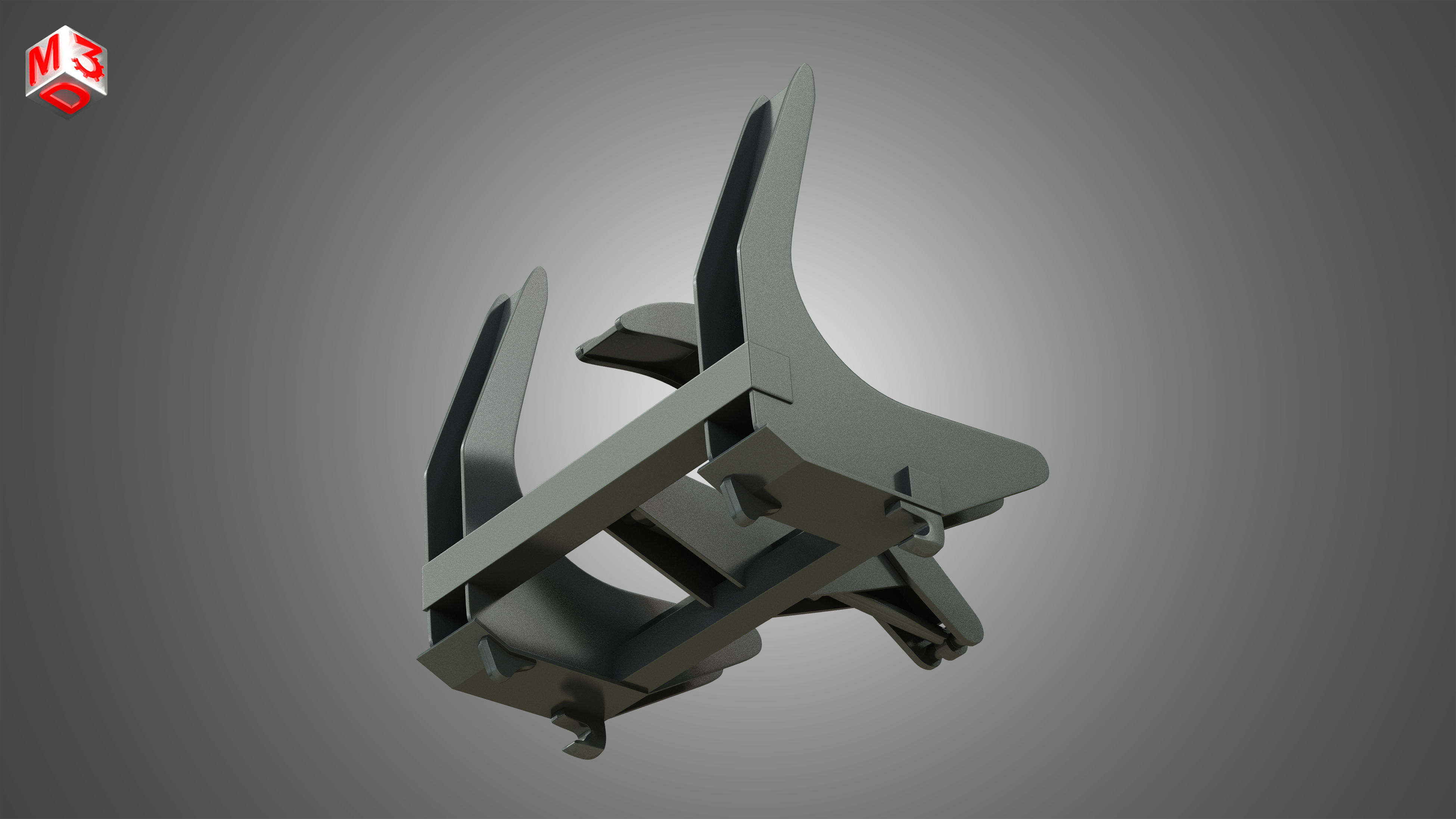 Log Fork - Stoll - Front Loader 3D model_10