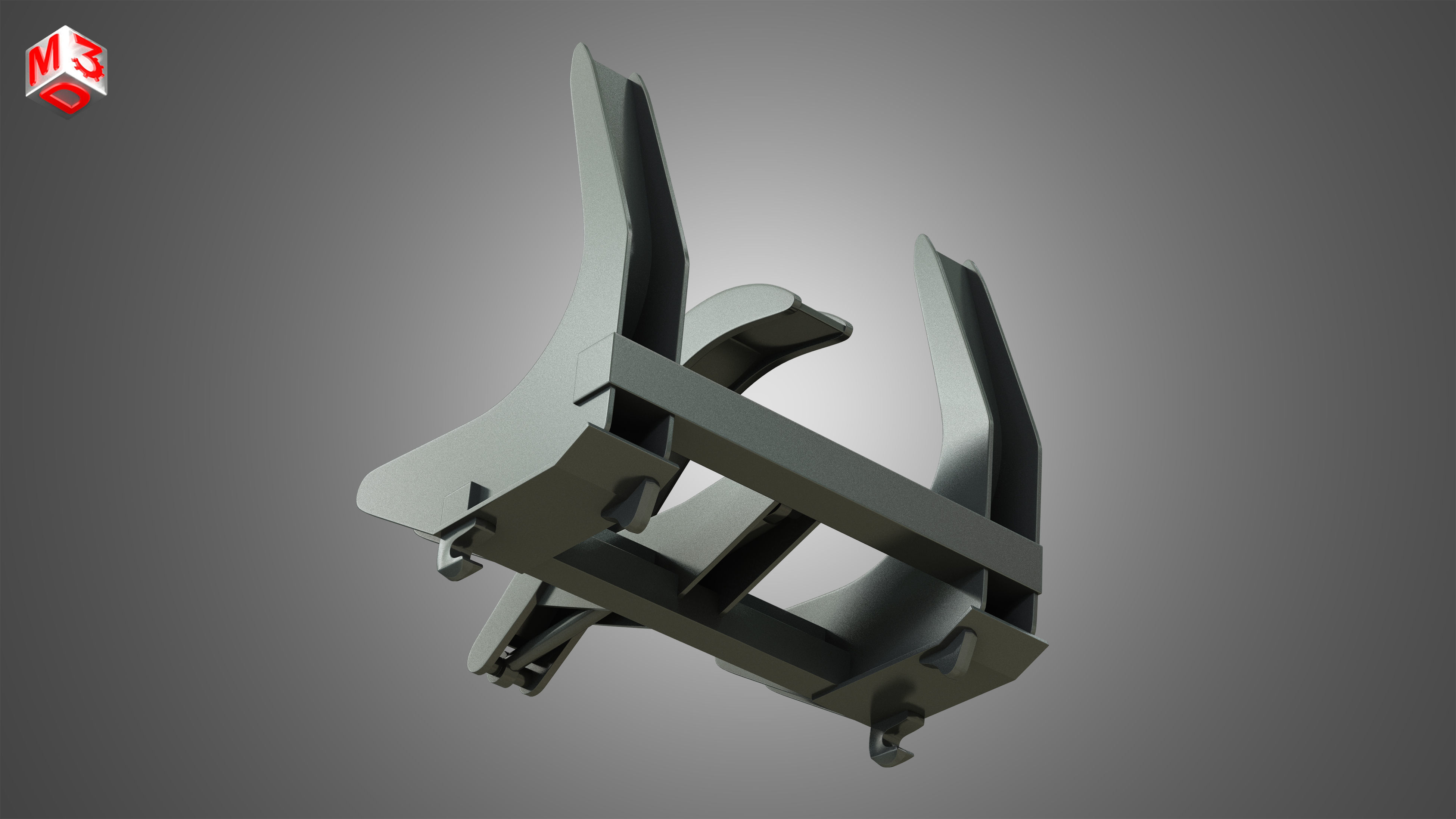 Log Fork - Stoll - Front Loader 3D model_9