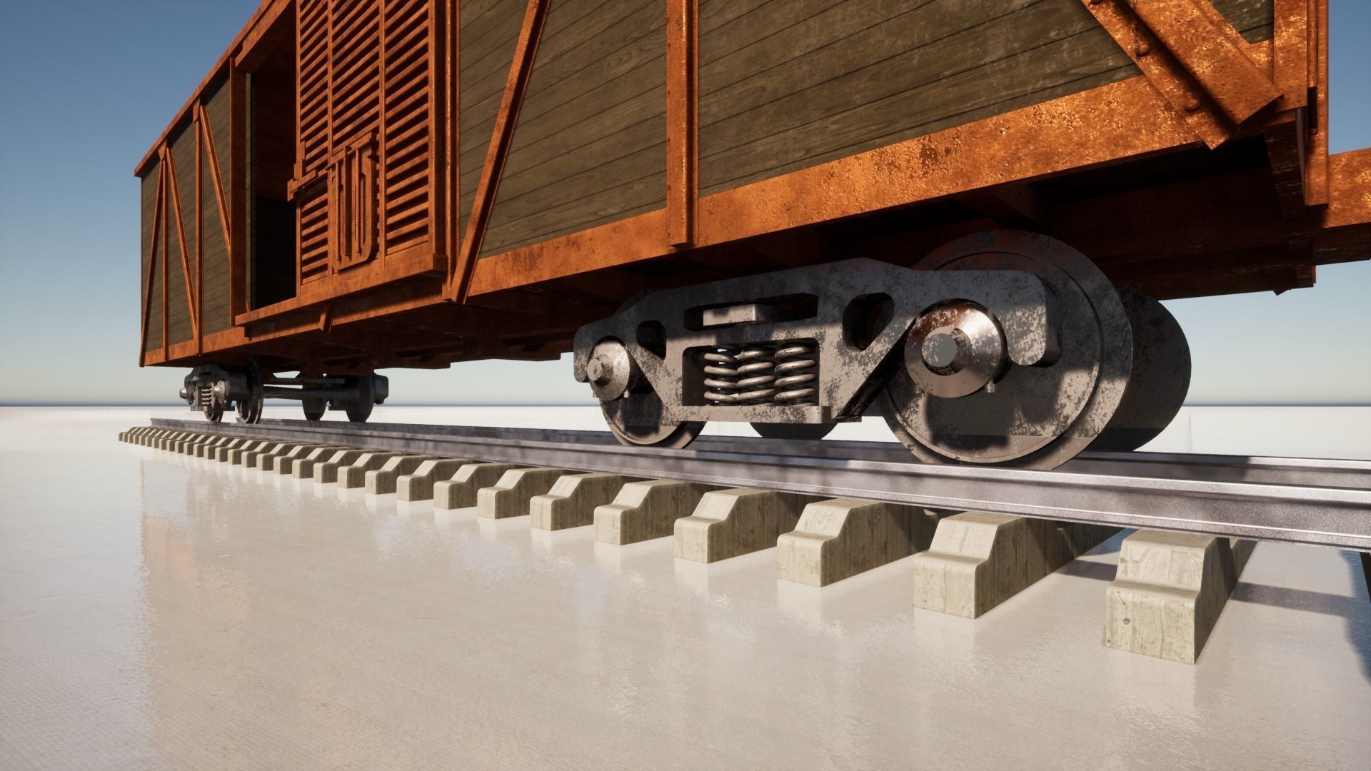 boxcar - train  3D model_1