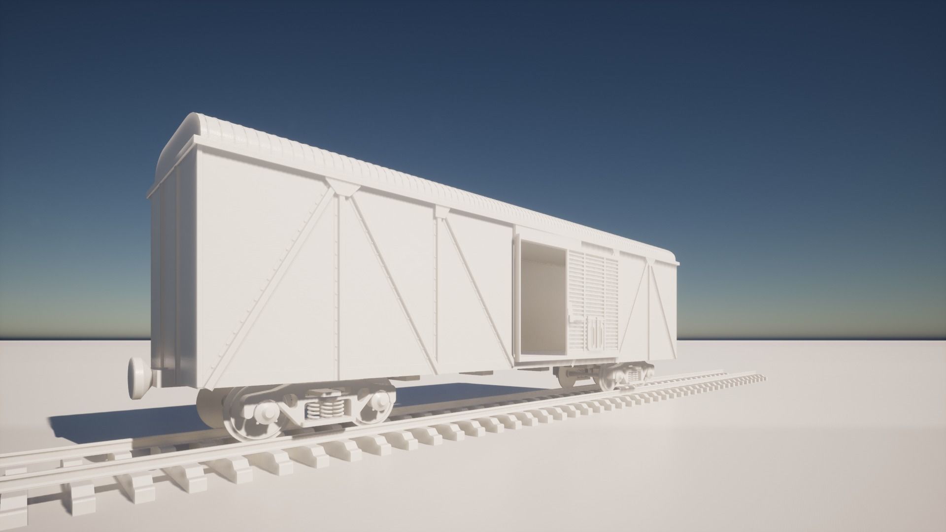 boxcar - train  3D model_3