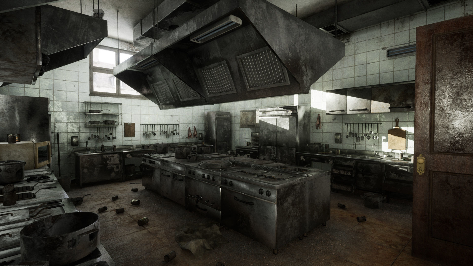 Abandoned Irish Pub Low-poly 3D model_3