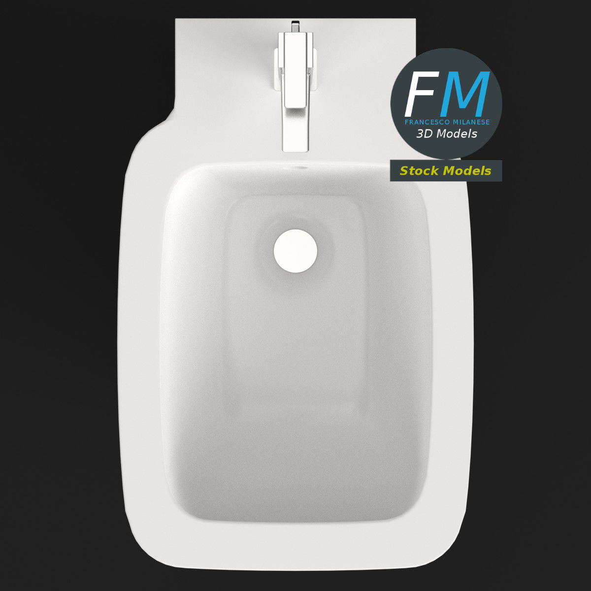 Bidet toilet 3D model_6