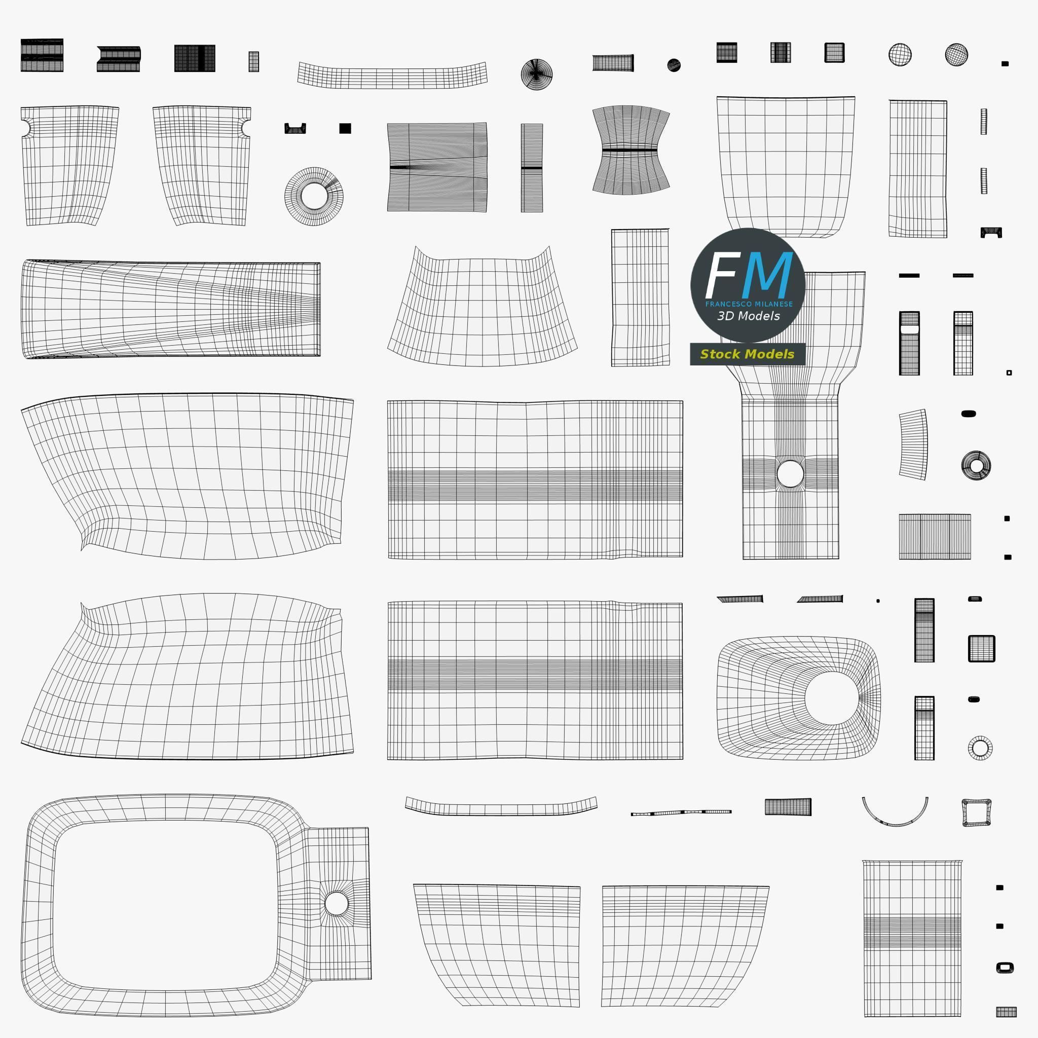 Bidet toilet 3D model_11