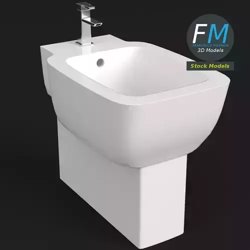 Bidet toilet 3D model