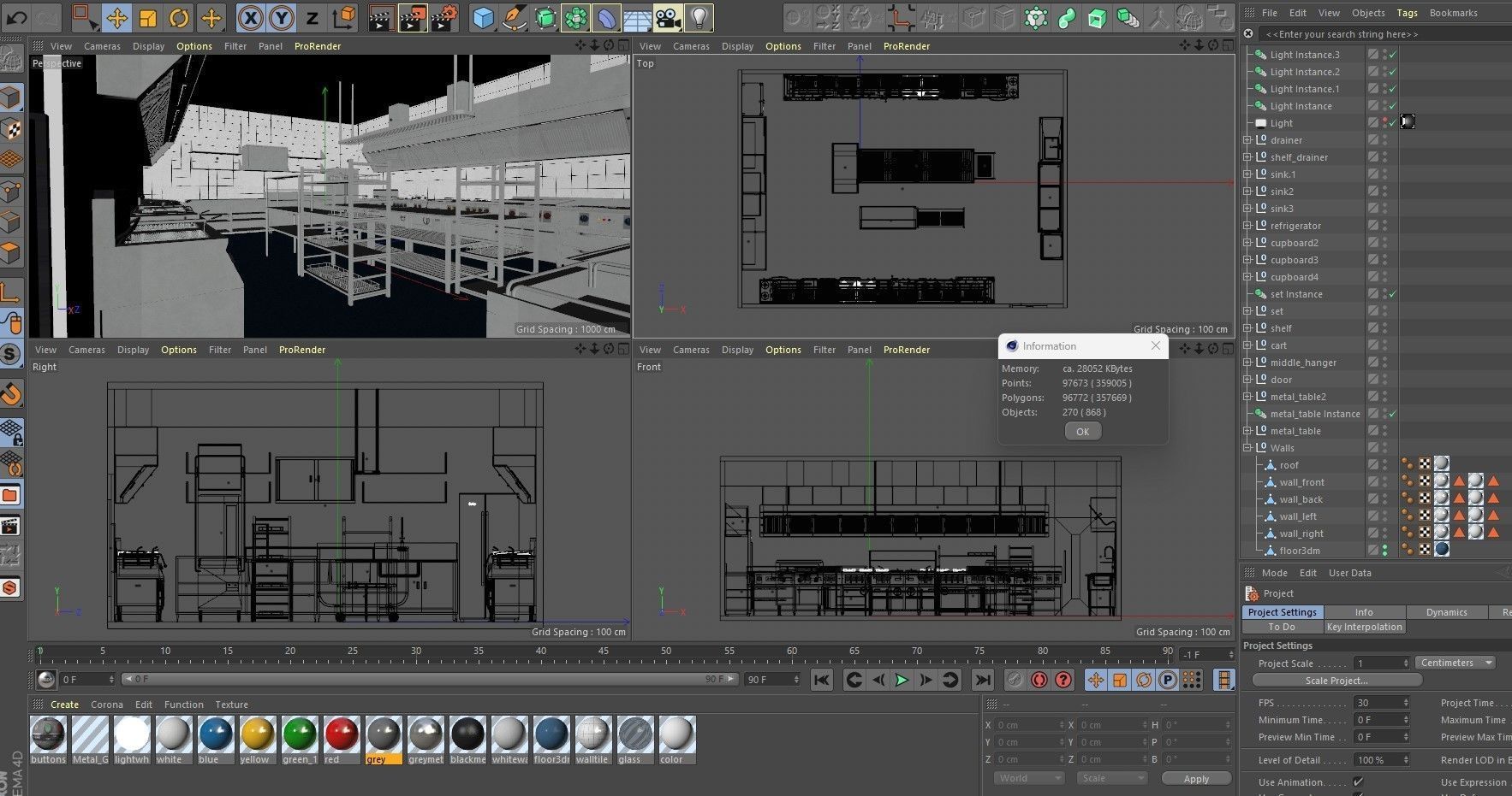 Commercial Kitchen 4 3D model_21