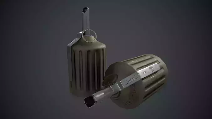 RGZ 89 Hand Grenade Polish  Low-poly 3D model