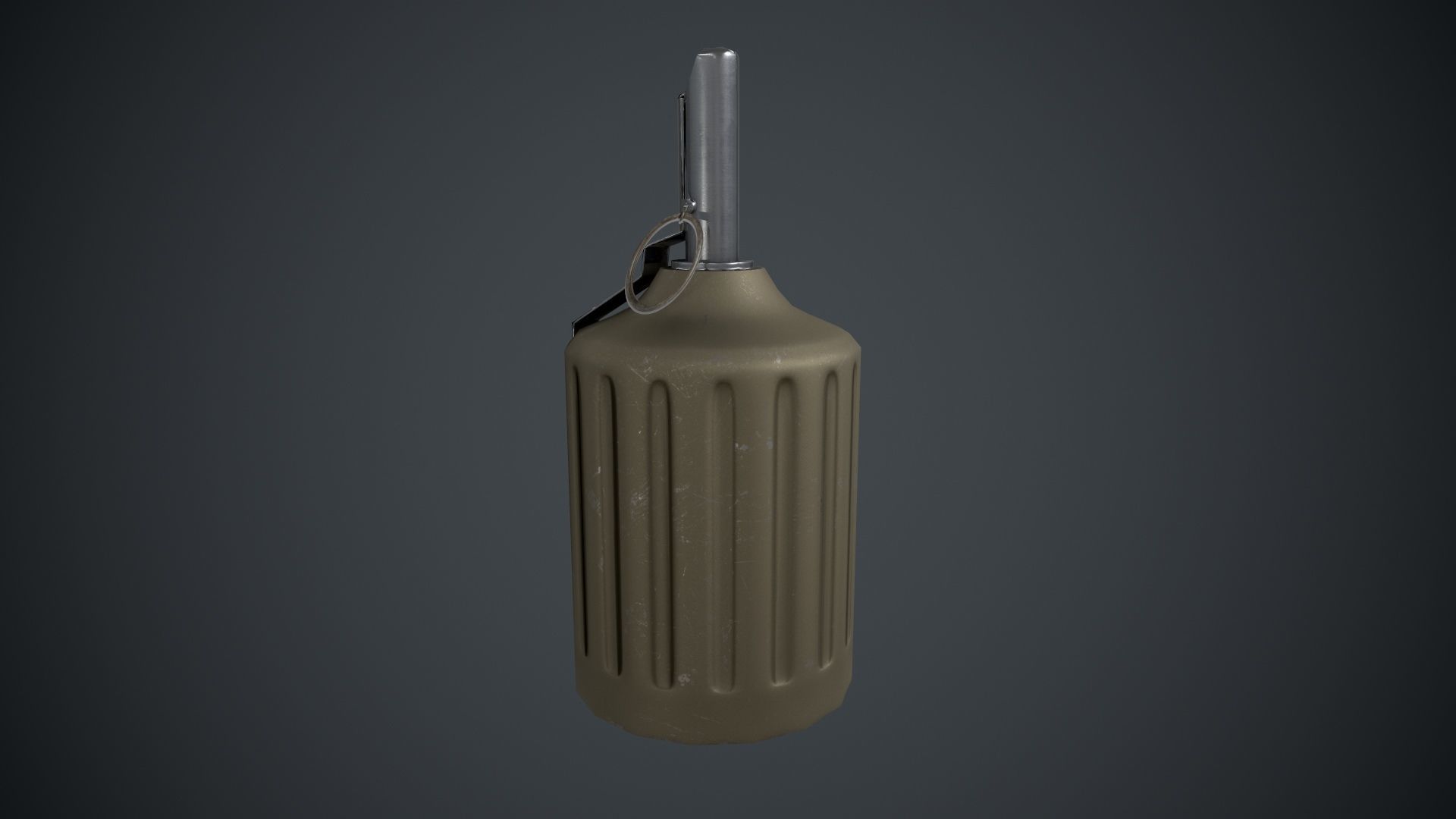 RGZ 89 Hand Grenade Polish  Low-poly 3D model_2