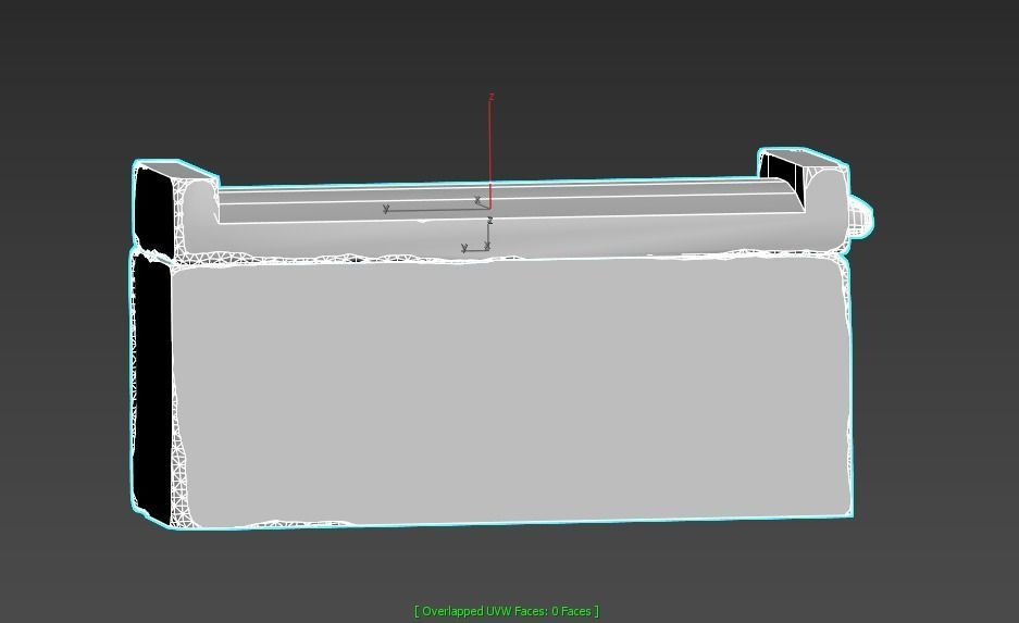 Egyptian Sarcophagus Low-poly 3D model_8