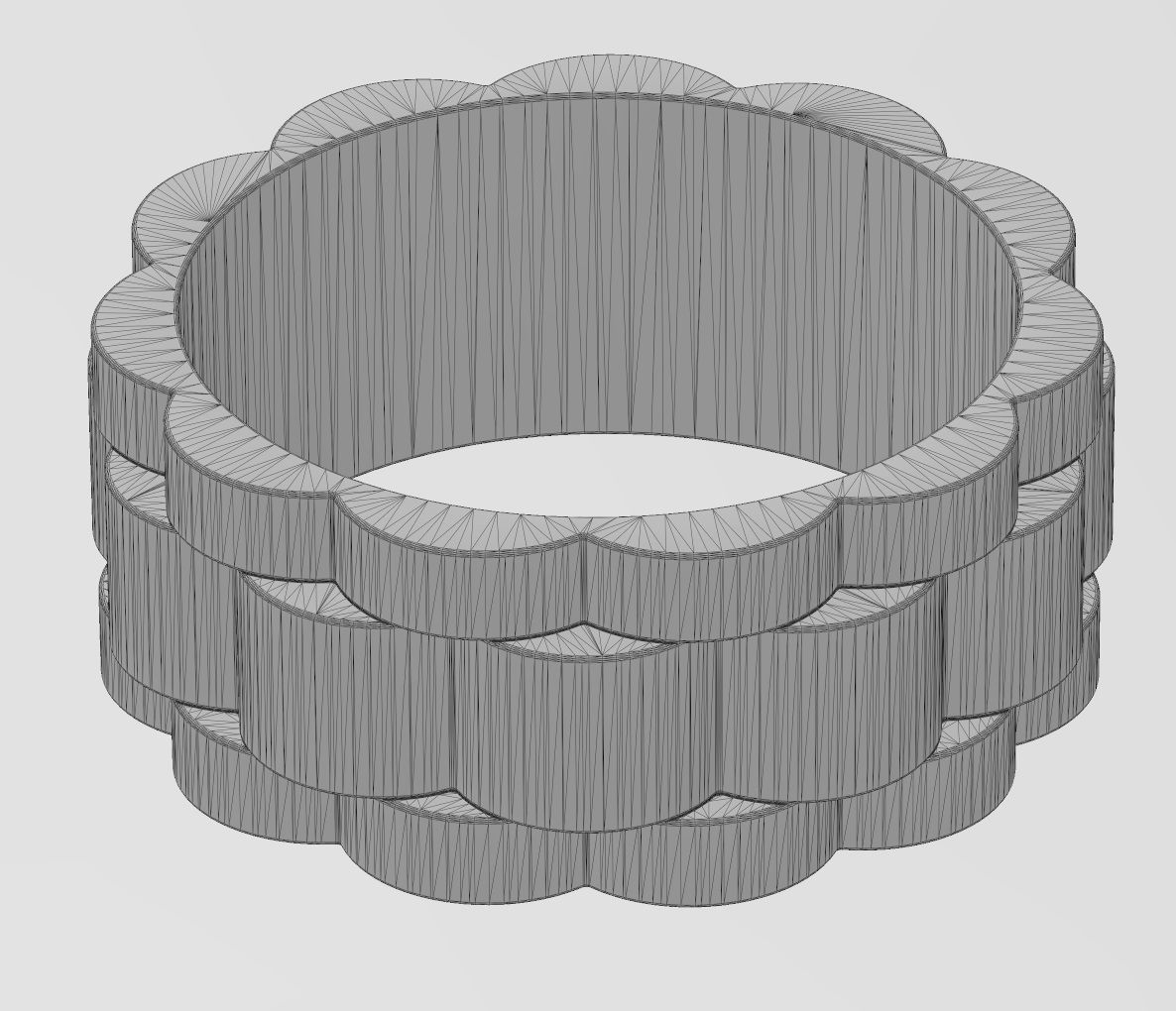 Watch link band US size 6 to 11 3D print model_13