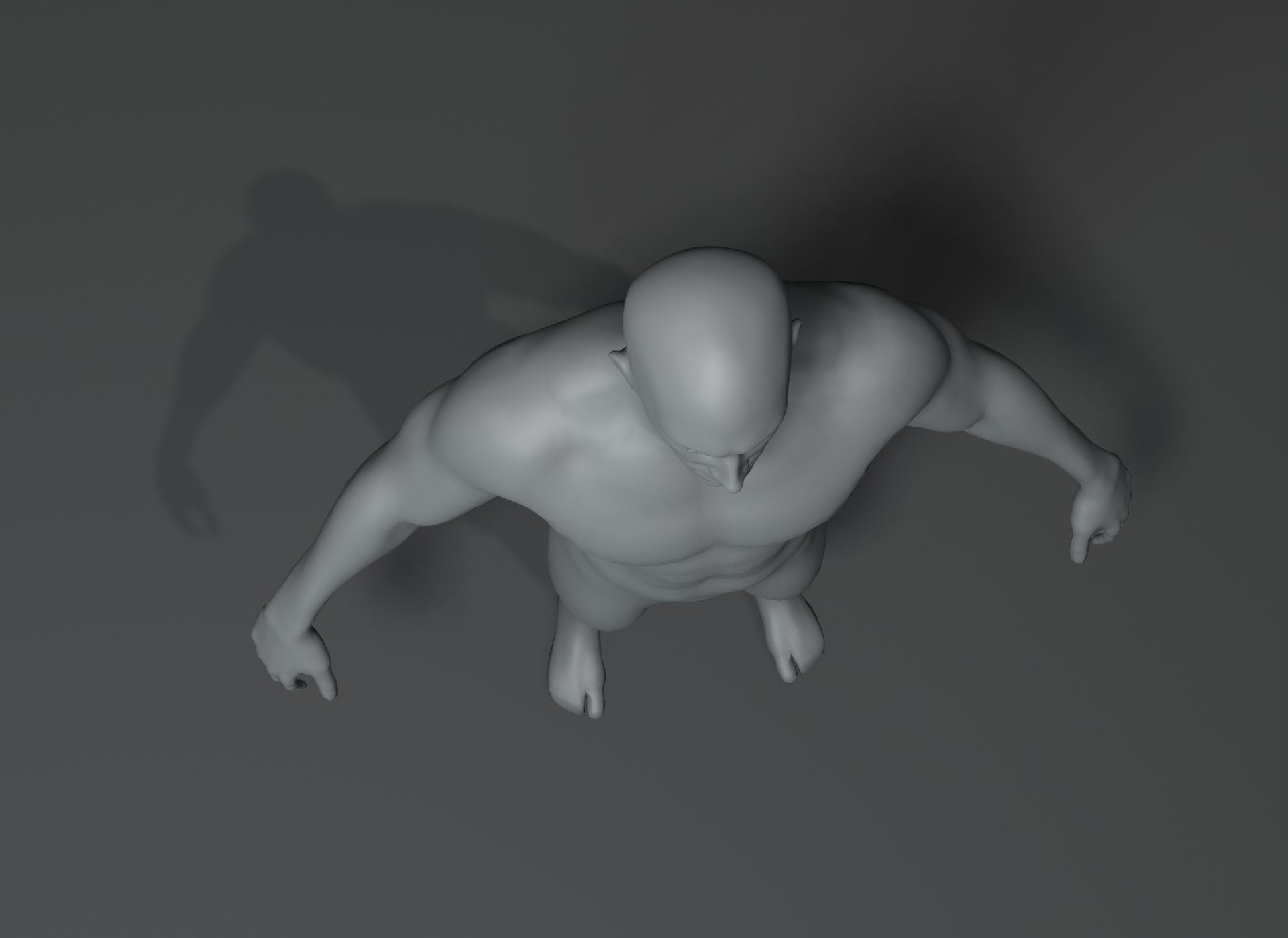 Male and Female Body Base Mesh 3D Model 20k Polygons Low-poly 3D model_33