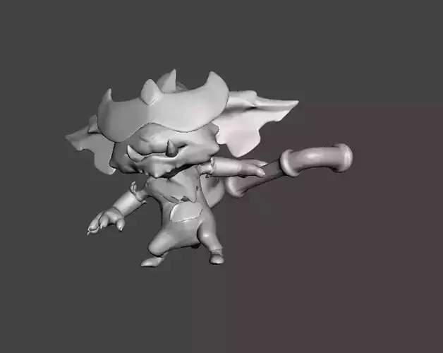 El leon Gnar 3D Model 3D print model
