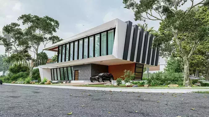 New Modern Villa -2- 3D model