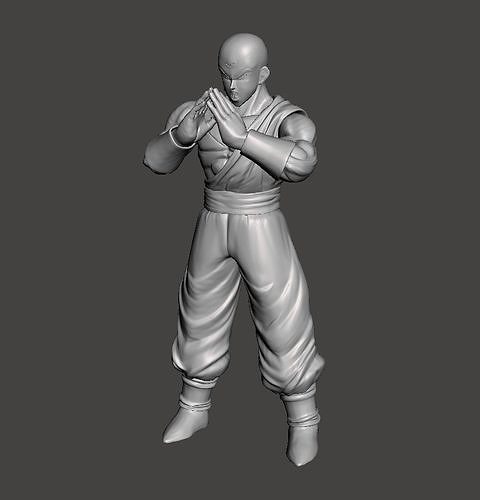 Tien Shinhan Cell Saga 3D Model 3D print model