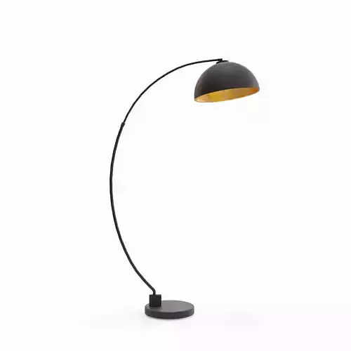 Black Arc Floor Lamp