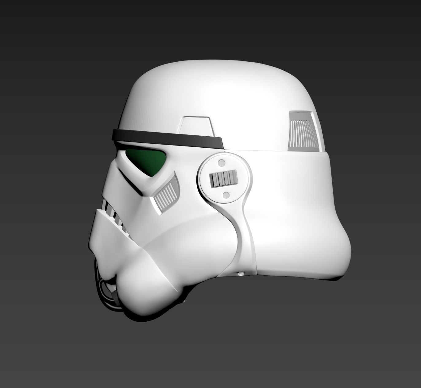 Star Wars Stormtrooper Helmet Cosplay 3D print model_2