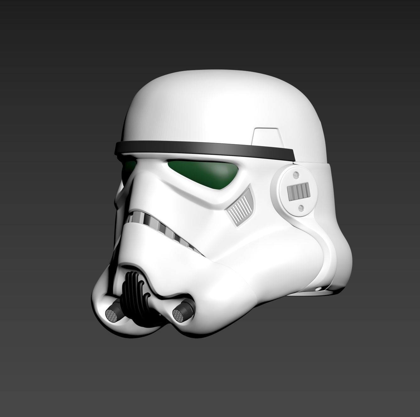 Star Wars Stormtrooper Helmet Cosplay 3D print model_1