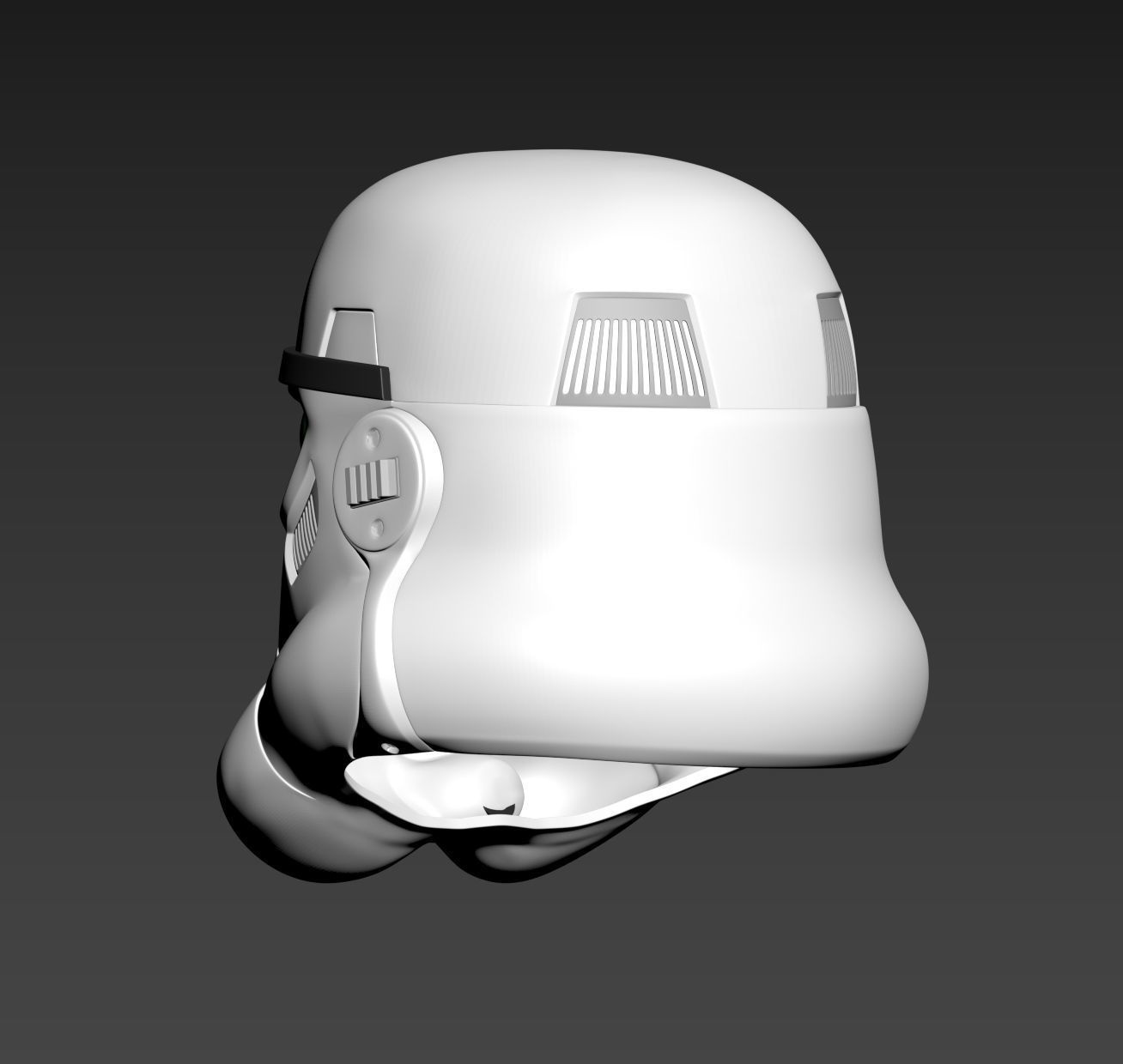 Star Wars Stormtrooper Helmet Cosplay 3D print model_3