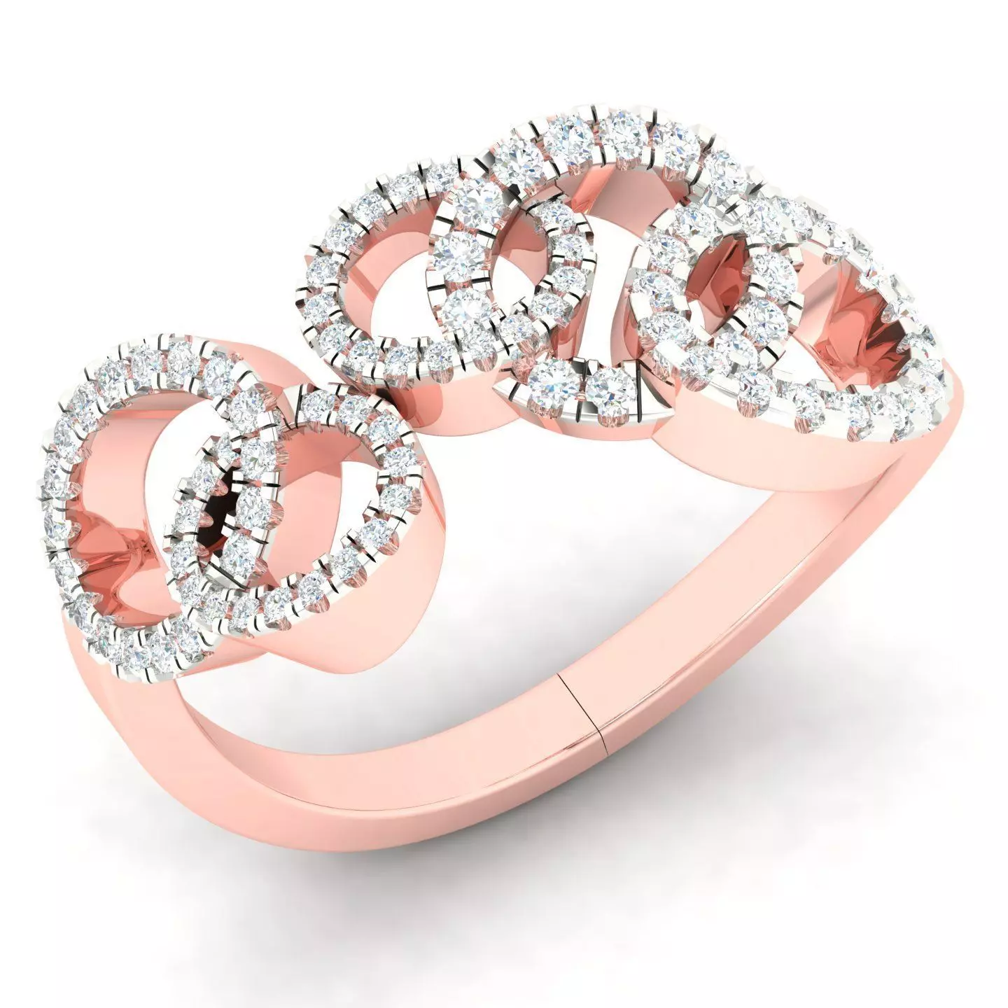 Jewelry model ring 3D print model