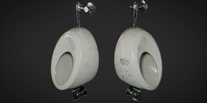 Bathroom WC for Games Low-poly 3D model
