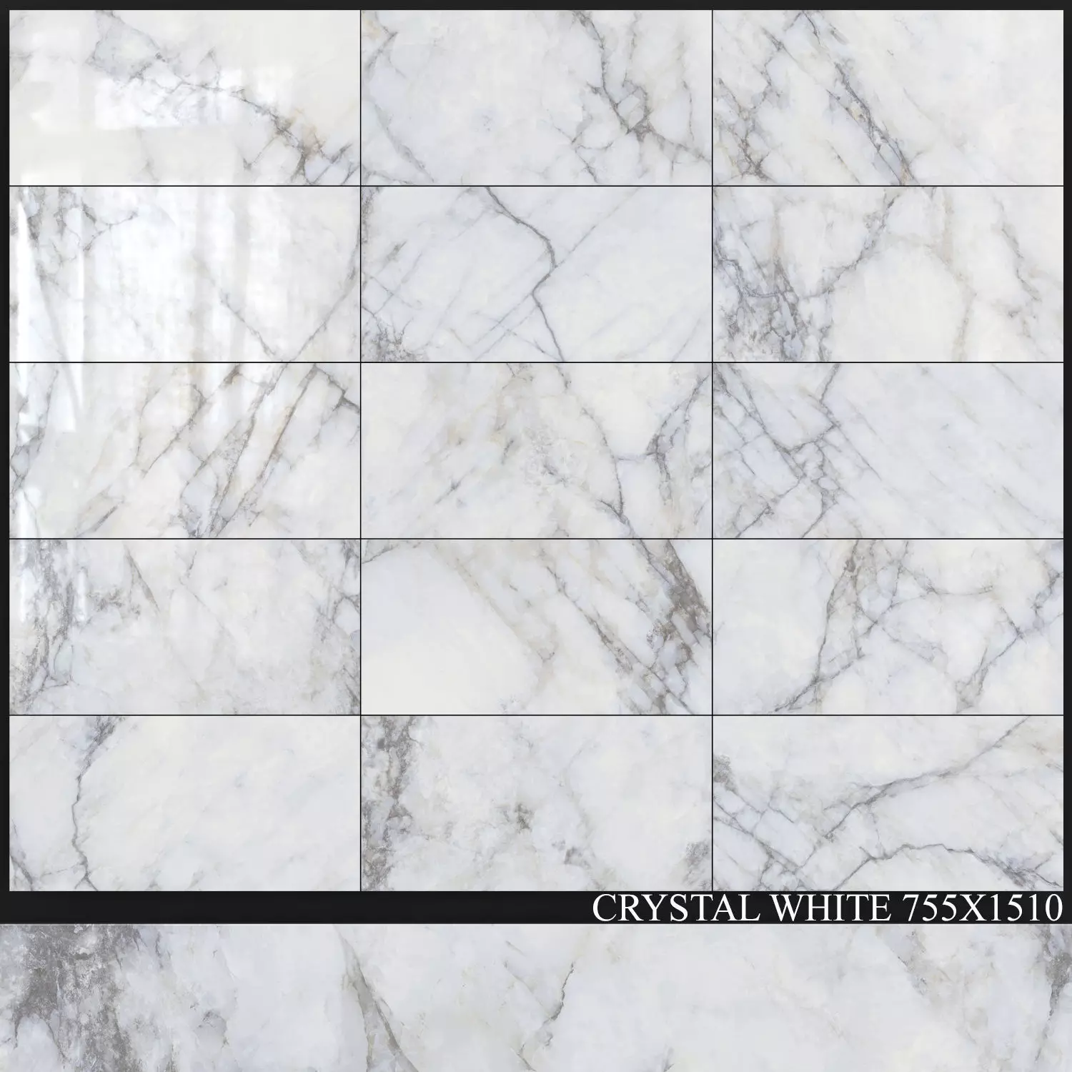 Peronda Crystal White 755x1510 3D model