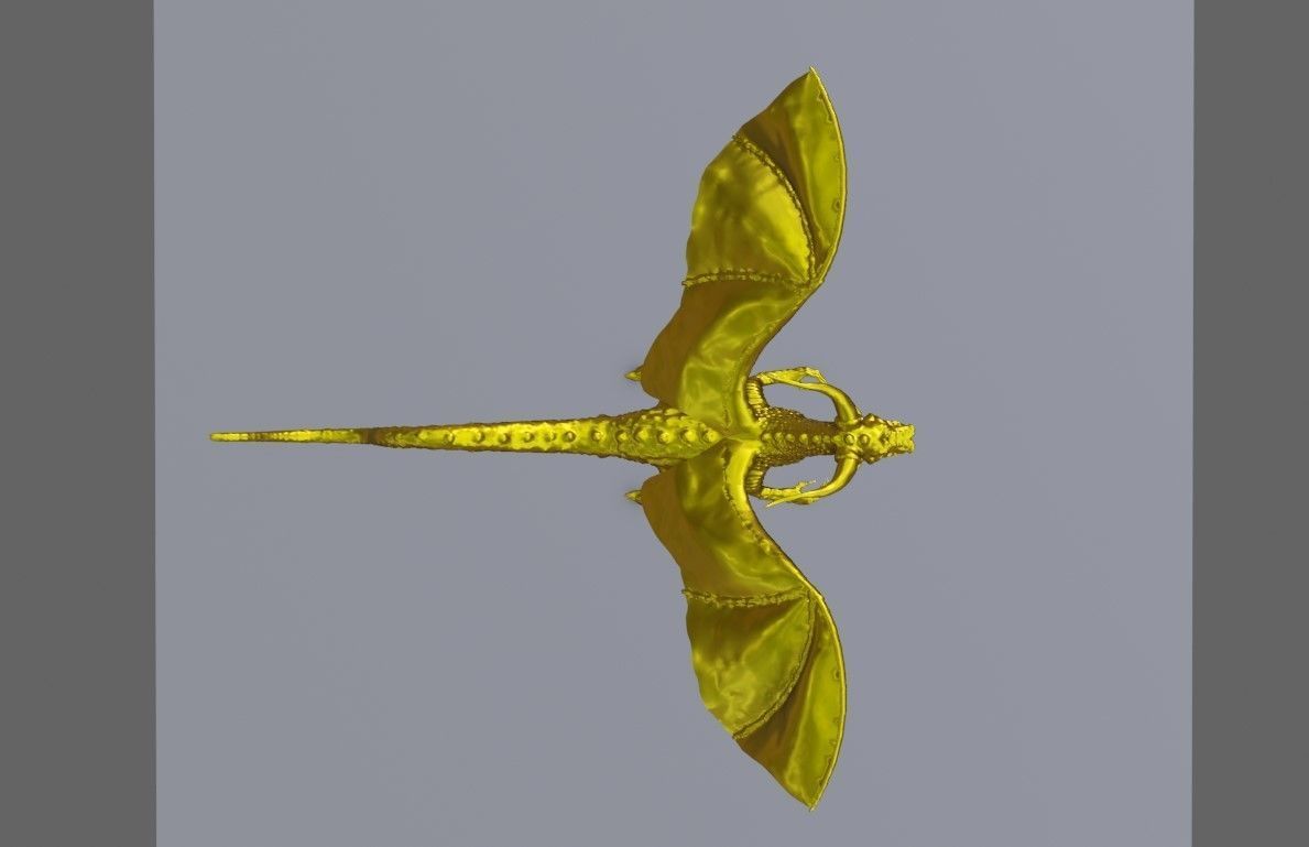 Gold Dragon - Dragao de Ouro 3D print model_15