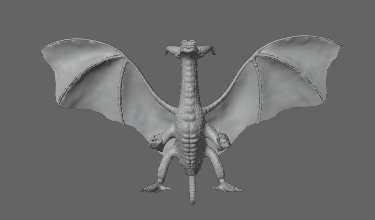 Gold Dragon - Dragao de Ouro 3D print model_18