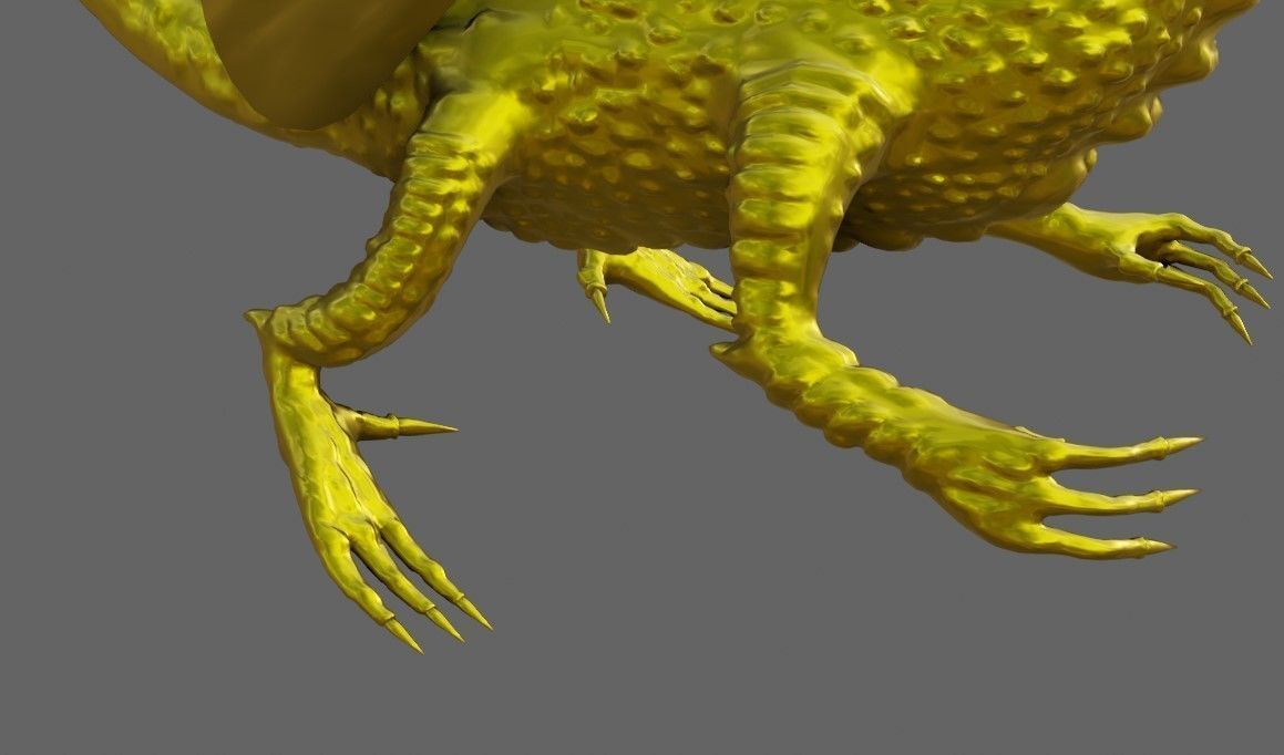 Gold Dragon - Dragao de Ouro 3D print model_13