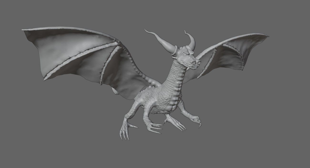 Gold Dragon - Dragao de Ouro 3D print model_17