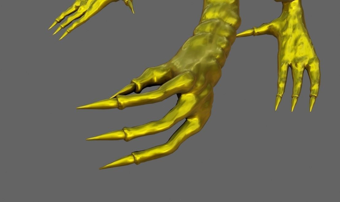 Gold Dragon - Dragao de Ouro 3D print model_12