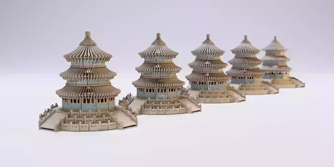 Interior Decoration Asian Temple