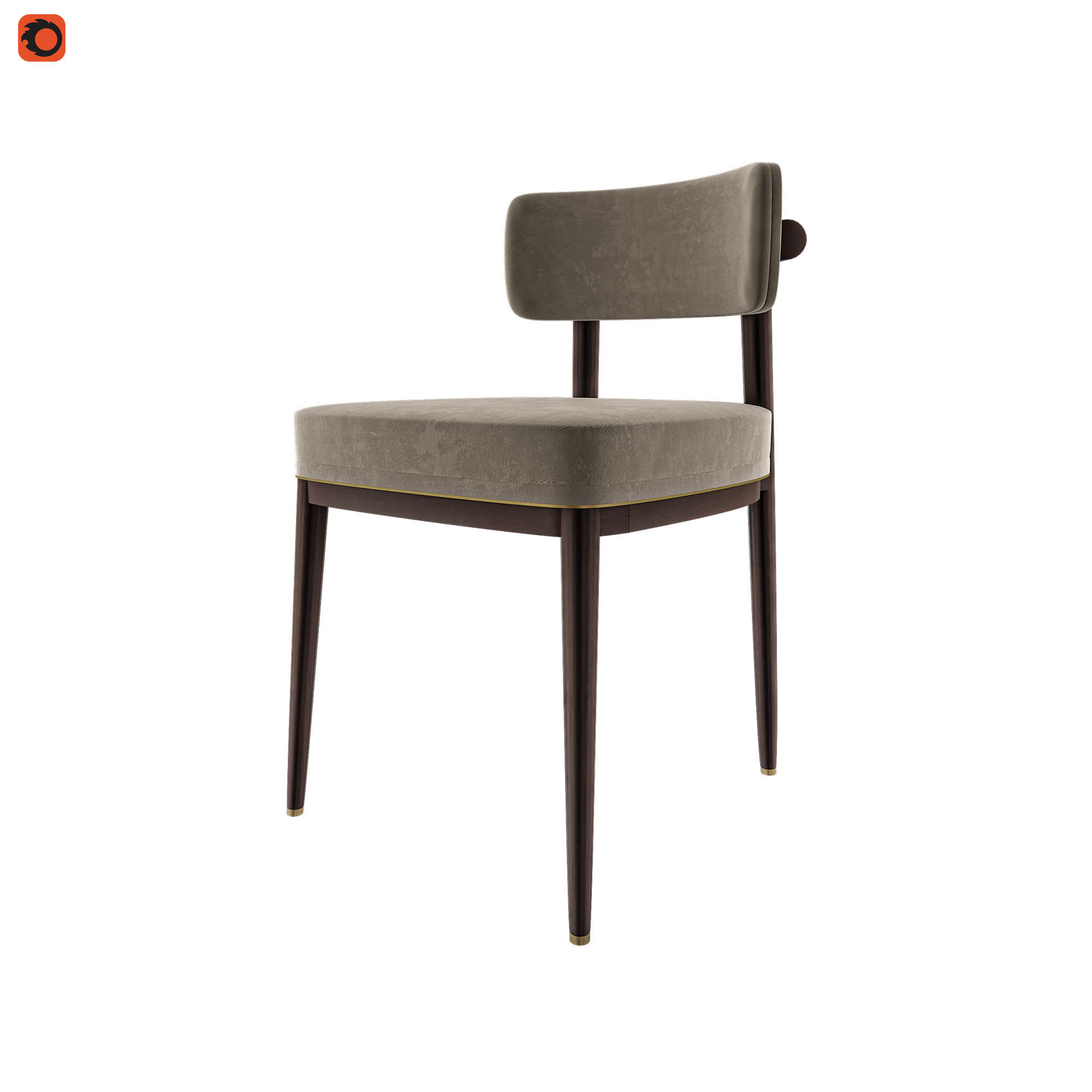 FRANK - Dining Chair 3D model_2