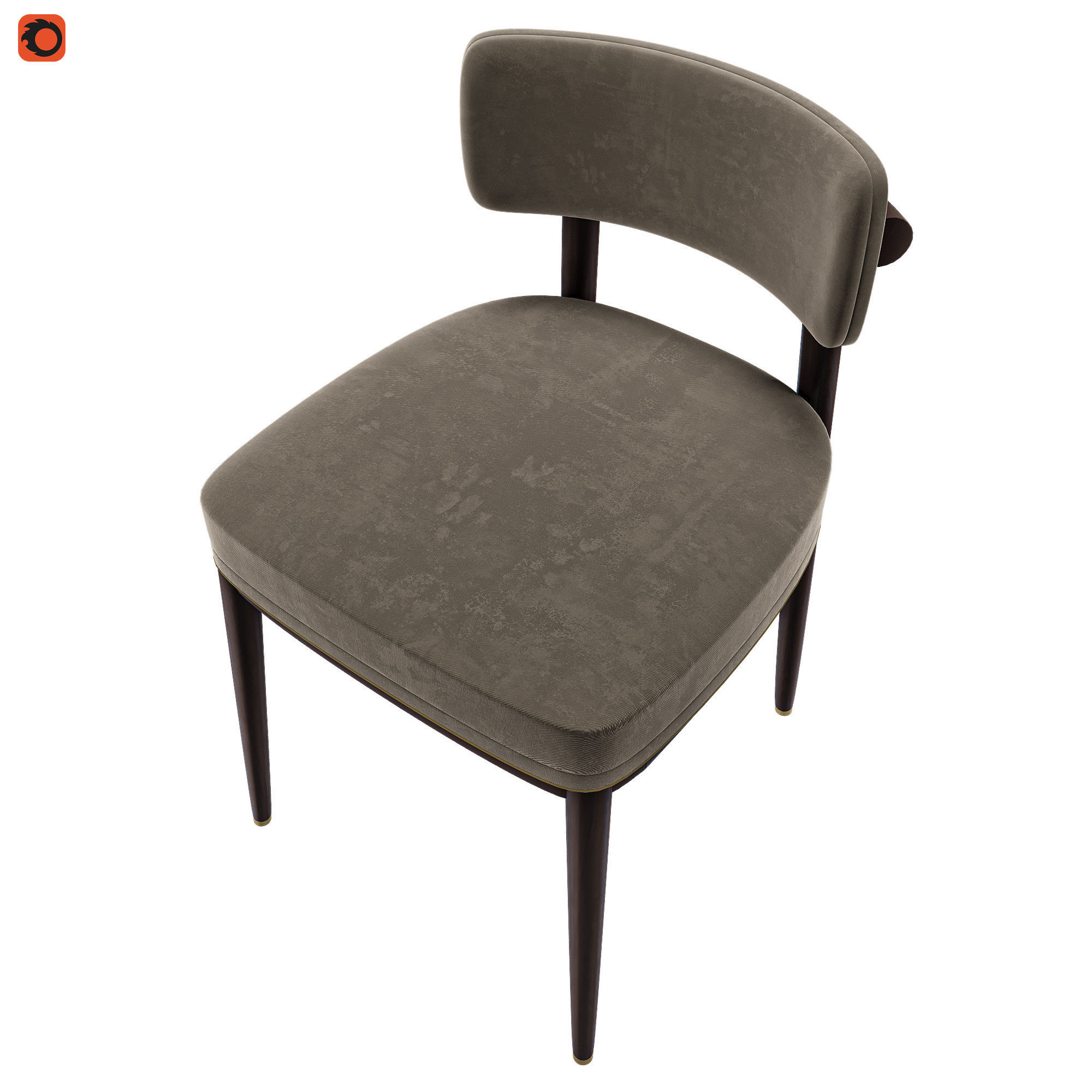 FRANK - Dining Chair 3D model_4