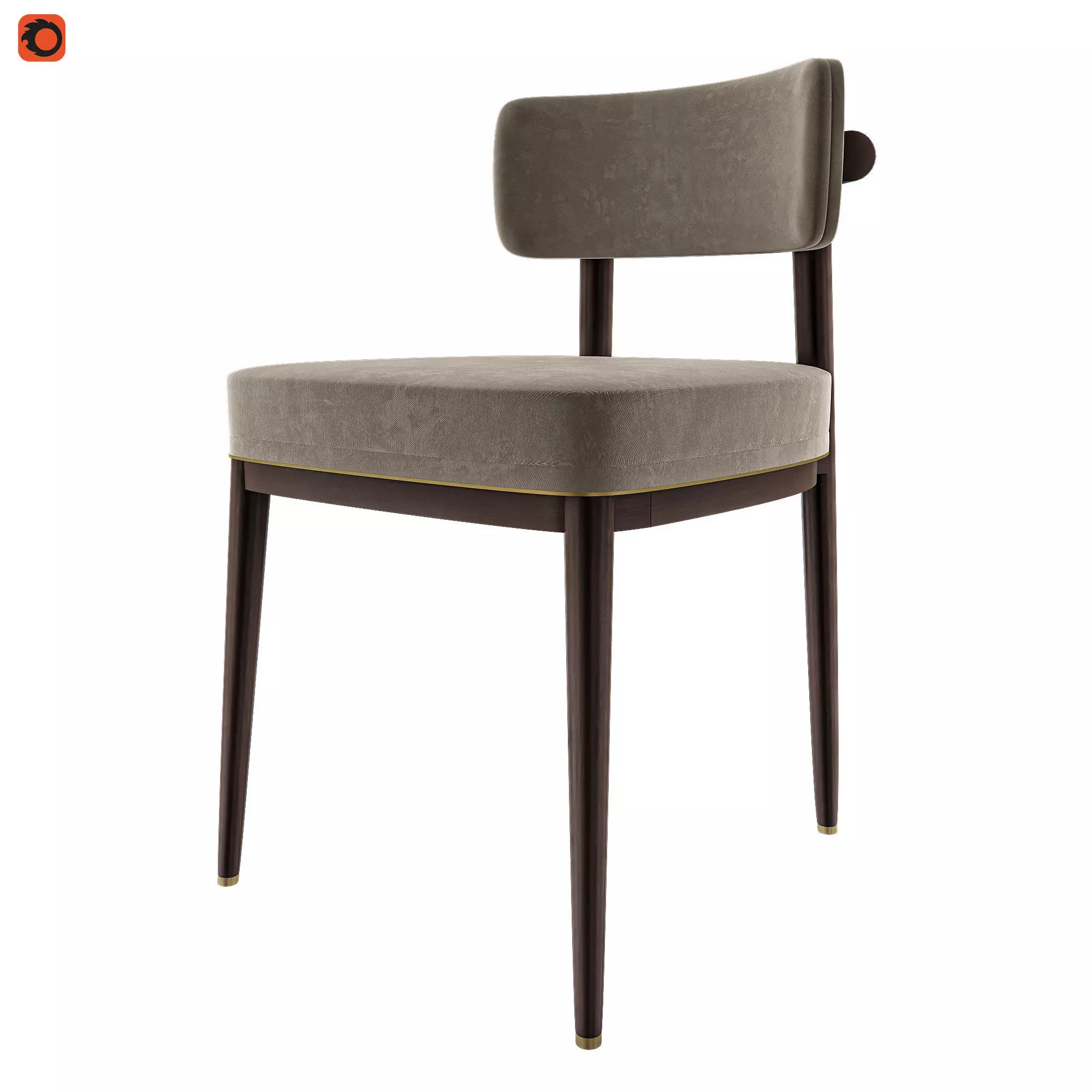 FRANK - Dining Chair 3D model_0