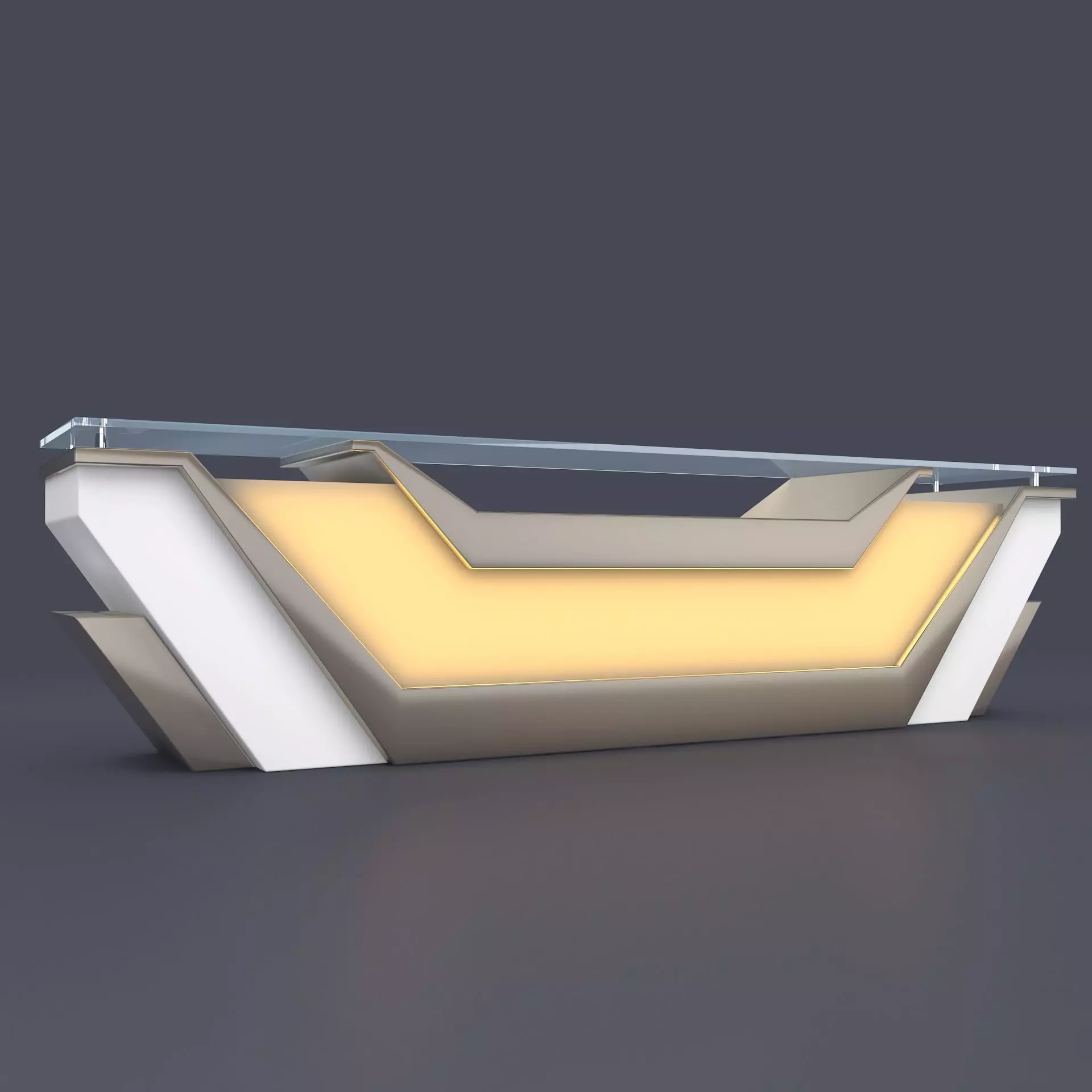 Reception Table 3D model_0