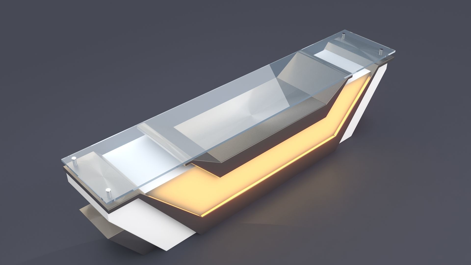 Reception Table 3D model_4