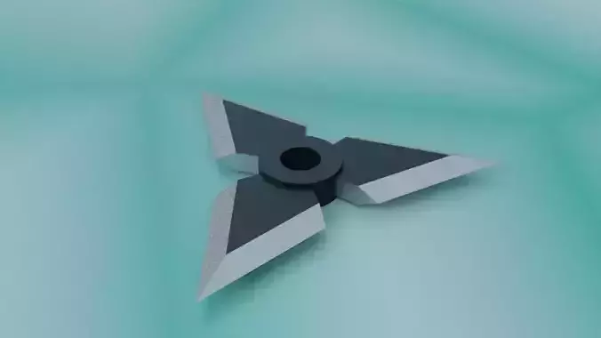 3 Point Ninja Star Shuriken 3D print model