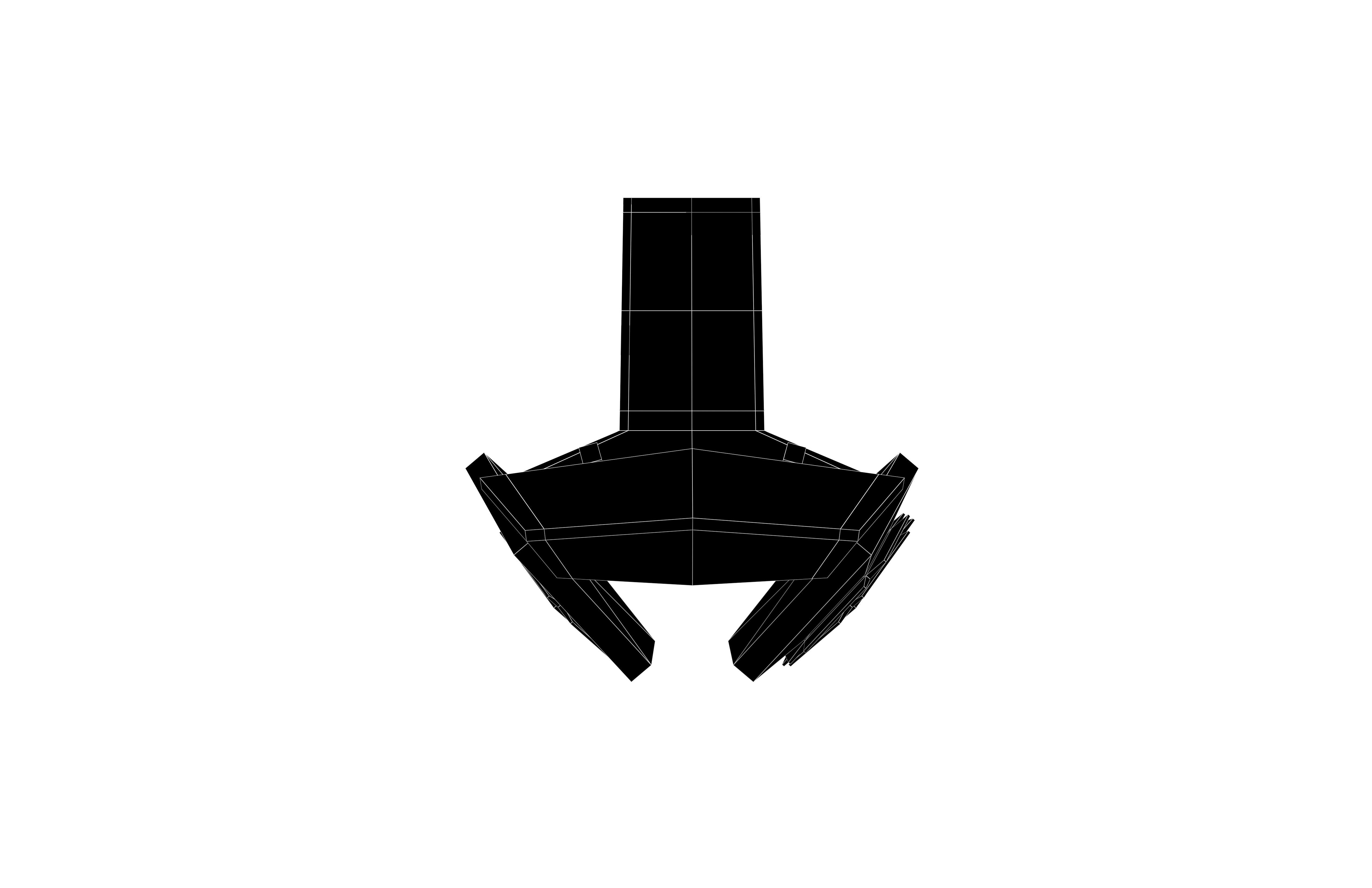 Future Car v1 001 Low-poly 3D model_6