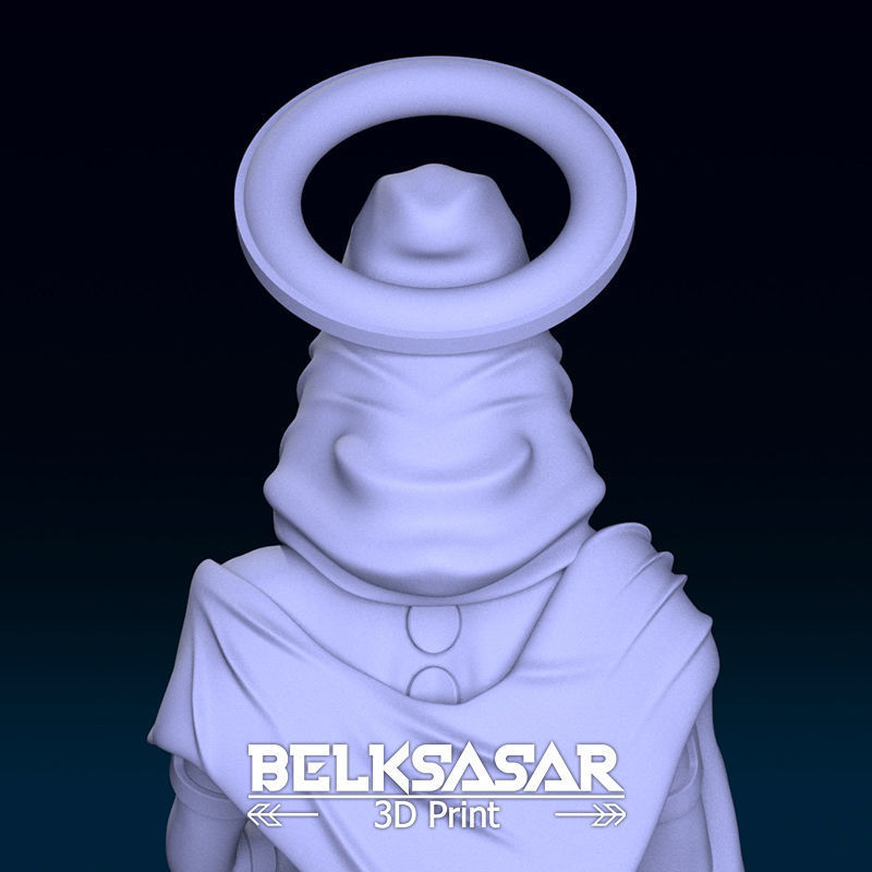 Sacred Witch Nude Version 3D print model_22