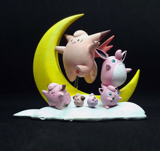 Pokemon Fairy Pack 3D print model