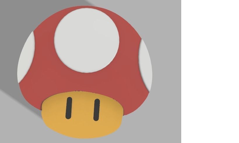 Toad face 3D print model_1