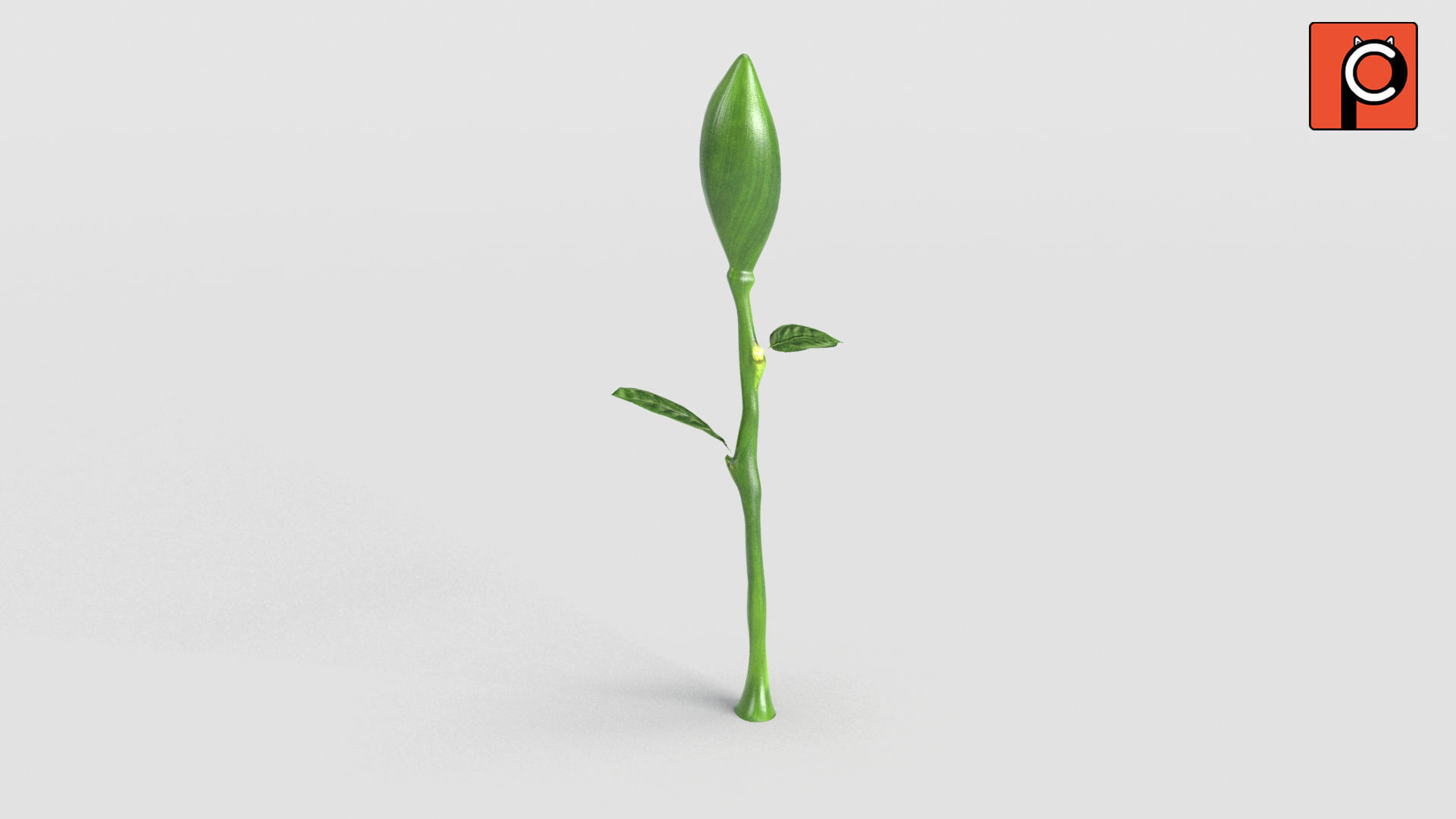 Rose Rigged Animated 3D model_4