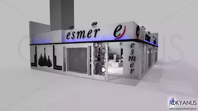 Esmer Exhibition Design 3D model