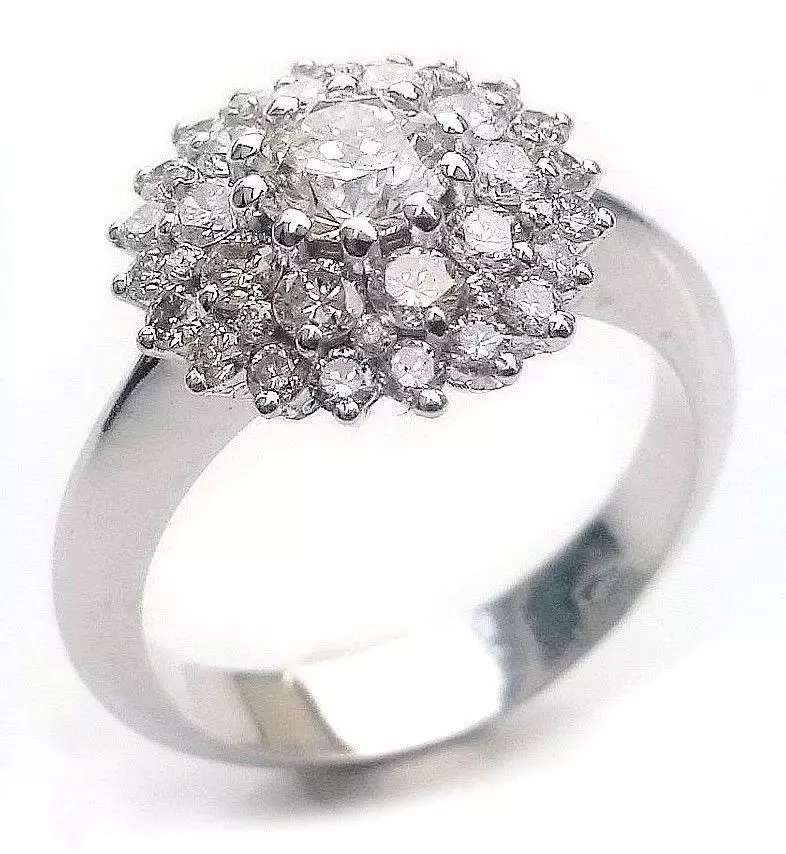 PAVE ring 3D print model Anello Pave An242 3Dprint 3D print model_0