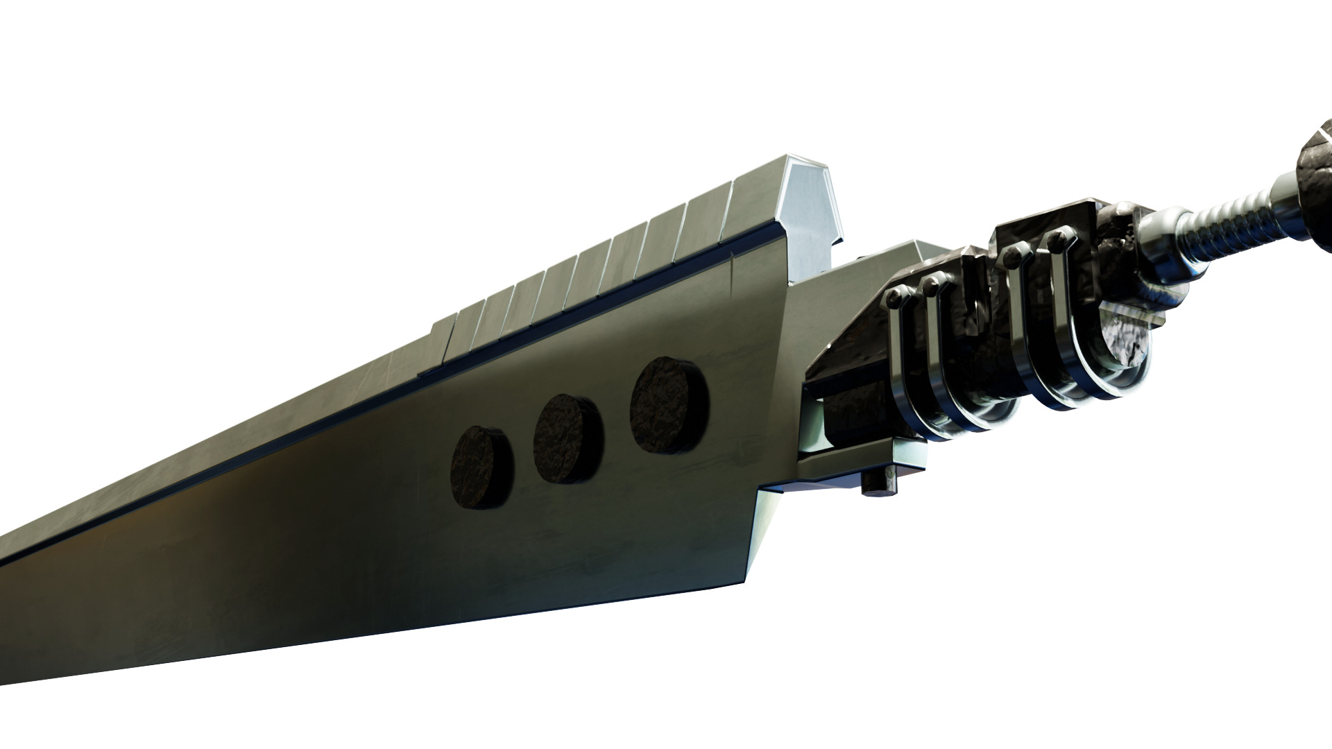 Sword 3D Model Low-poly 3D model_14