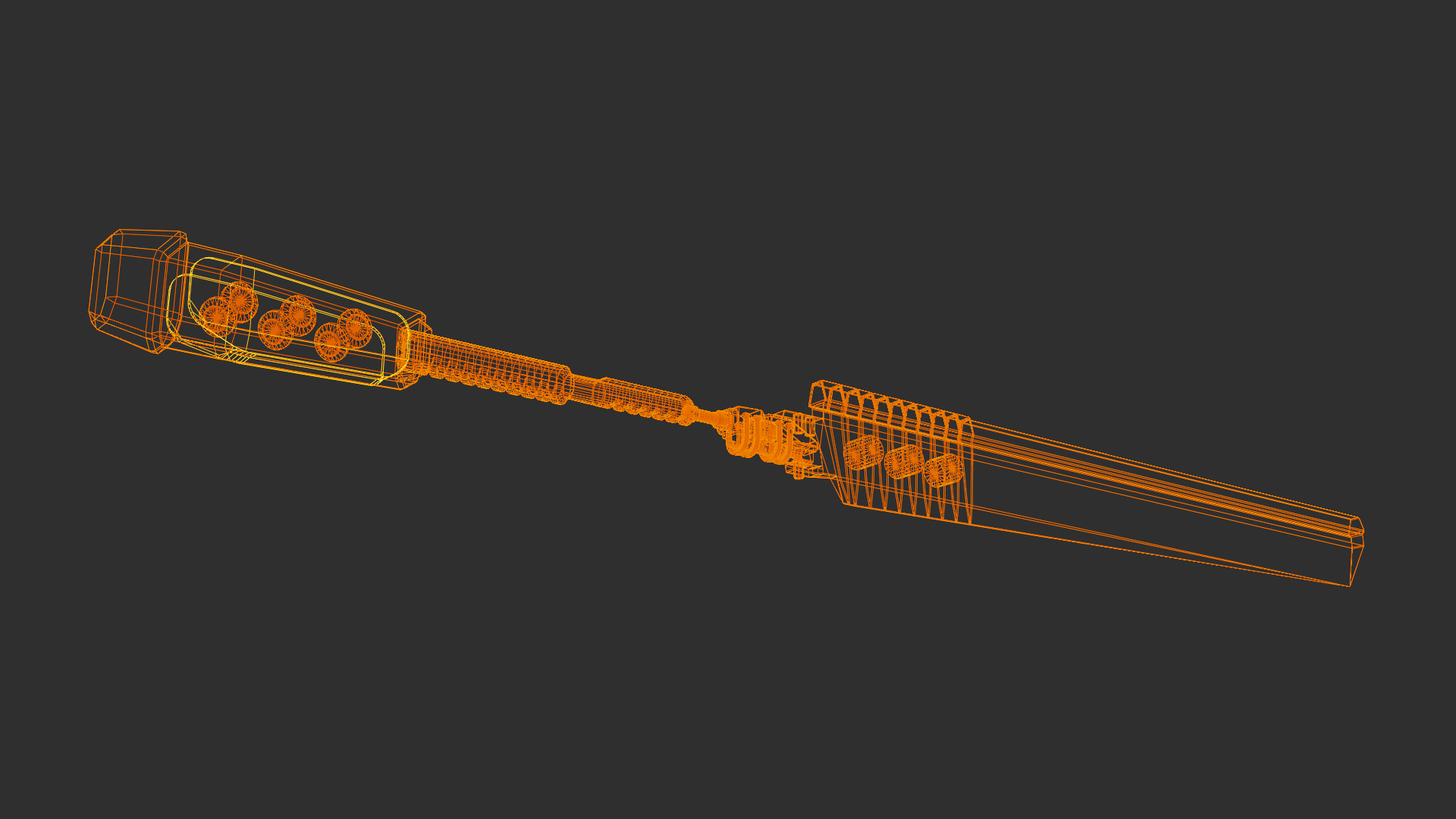 Sword 3D Model Low-poly 3D model_4
