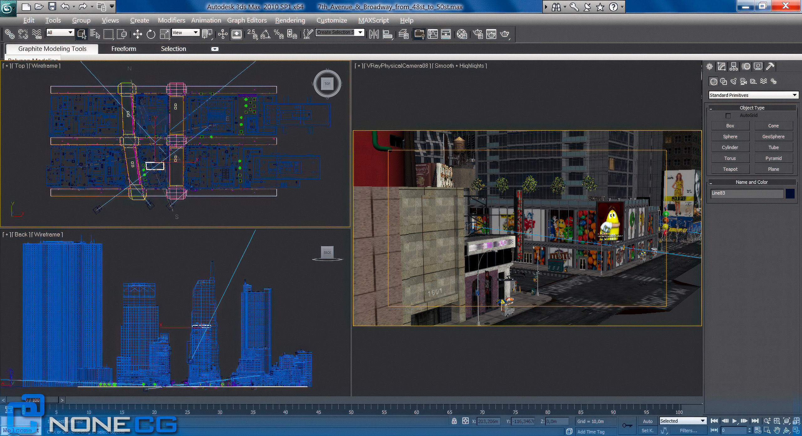 NYC Broadway - 7th Avenue Set 1 V2 3D model_7